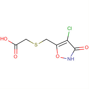 73911-55-4  Acetic acid, [[(4-chloro-2,3-dihydro-3-oxo-5-isoxazolyl)methyl]thio]-