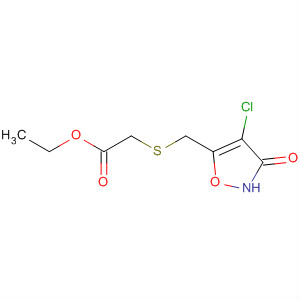 73911-56-5  Acetic acid, [[(4-chloro-2,3-dihydro-3-oxo-5-isoxazolyl)methyl]thio]-,ethyl ester