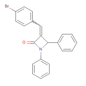 74017-89-3  2-Azetidinone, 3-[(4-bromophenyl)methylene]-1,4-diphenyl-