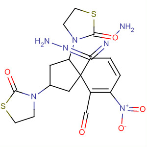 74073-76-0  Benzaldehyde, 4-nitro-,[1,4-butanediylbis(2-oxo-3-thiazolidinyl-4-ylidene)]dihydrazone