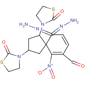 74073-77-1  Benzaldehyde, 3-nitro-,[1,4-butanediylbis(2-oxo-3-thiazolidinyl-4-ylidene)]dihydrazone