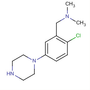 740807-17-4  Benzenemethanamine, 2-chloro-N,N-dimethyl-5-(1-piperazinyl)-