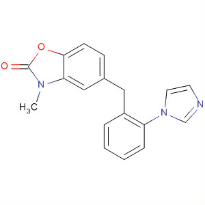 740847-34-1  2(3H)-Benzoxazolone, 5-(1H-imidazol-1-ylphenylmethyl)-3-methyl-