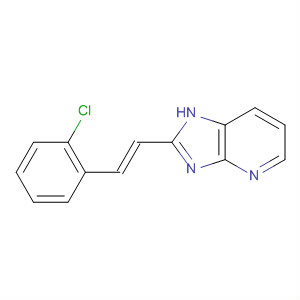 74100-69-9  1H-Imidazo[4,5-b]pyridine, 2-[2-(2-chlorophenyl)ethenyl]-, (E)-