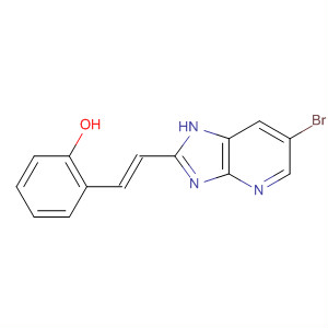 74100-75-7  Phenol, 2-[2-(6-bromo-1H-imidazo[4,5-b]pyridin-2-yl)ethenyl]-, (E)-