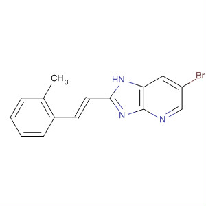 74100-76-8  1H-Imidazo[4,5-b]pyridine, 6-bromo-2-[2-(2-methylphenyl)ethenyl]-, (E)-