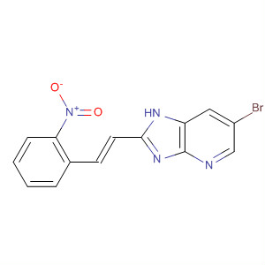 74100-80-4  1H-Imidazo[4,5-b]pyridine, 6-bromo-2-[2-(2-nitrophenyl)ethenyl]-, (E)-