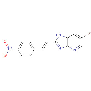 74100-82-6  1H-Imidazo[4,5-b]pyridine, 6-bromo-2-[2-(4-nitrophenyl)ethenyl]-, (E)-