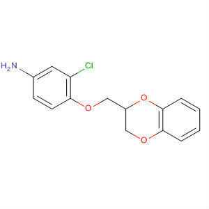 74173-80-1  Benzenamine, 3-chloro-4-[(2,3-dihydro-1,4-benzodioxin-2-yl)methoxy]-