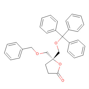 742104-87-6  2(3H)-Furanone,dihydro-5-[(phenylmethoxy)methyl]-5-[(triphenylmethoxy)methyl]-, (5R)-