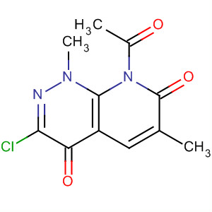74247-48-6  Pyrido[2,3-c]pyridazine-4,7(1H,8H)-dione,8-acetyl-3-chloro-1,6-dimethyl-