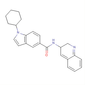742695-66-5  1H-Indole-5-carboxamide, 1-cyclohexyl-2,3-dihydro-N-3-quinolinyl-