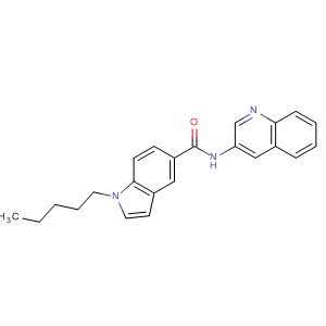 742695-71-2  1H-Indole-5-carboxamide, 1-pentyl-N-3-quinolinyl-