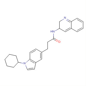 742695-85-8  1H-Indole-5-propanamide, 1-cyclohexyl-2,3-dihydro-N-3-quinolinyl-