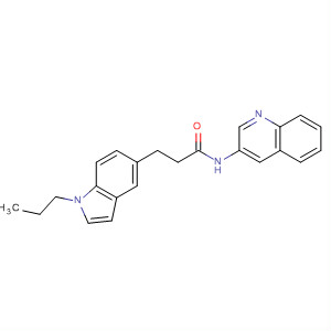742695-87-0  1H-Indole-5-propanamide, 1-propyl-N-3-quinolinyl-