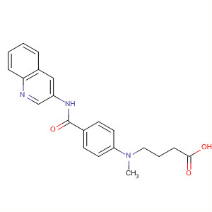 742698-16-4  Butanoic acid, 4-[methyl[4-[(3-quinolinylamino)carbonyl]phenyl]amino]-