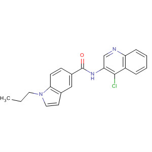 742698-29-9  1H-Indole-5-carboxamide, N-(4-chloro-3-quinolinyl)-1-propyl-