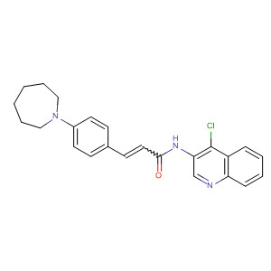 742698-33-5  2-Propenamide,N-(4-chloro-3-quinolinyl)-3-[4-(hexahydro-1H-azepin-1-yl)phenyl]-