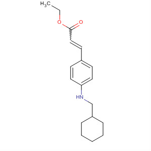742698-66-4  2-Propenoic acid, 3-[4-(cyclohexylmethylamino)phenyl]-, ethyl ester