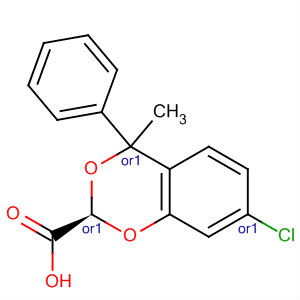 74271-44-6  4H-1,3-Benzodioxin-2-carboxylic acid, 7-chloro-4-methyl-4-phenyl-, cis-