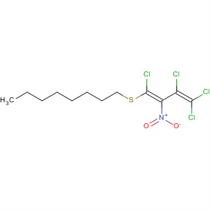 74276-70-3  Octane, 1-[[(1E)-1,3,4,4-tetrachloro-2-nitro-1,3-butadienyl]thio]-