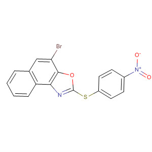 74322-51-3  Naphth[1,2-d]oxazole, 4-bromo-2-[(4-nitrophenyl)thio]-