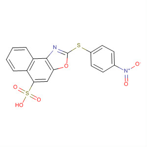 74322-55-7  Naphth[1,2-d]oxazole-5-sulfonic acid, 2-[(4-nitrophenyl)thio]-