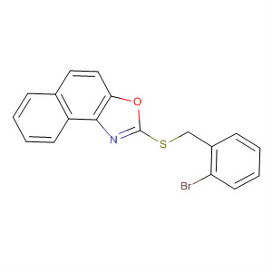 74322-59-1  Naphth[1,2-d]oxazole, 2-[[(2-bromophenyl)methyl]thio]-
