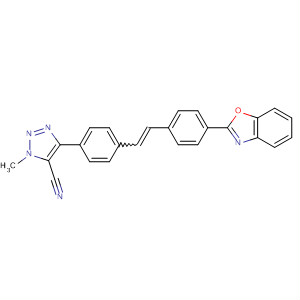 74336-35-9  1H-1,2,3-Triazole-5-carbonitrile,4-[4-[2-[4-(2-benzoxazolyl)phenyl]ethenyl]phenyl]-1-methyl-