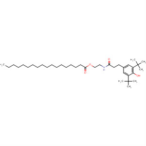74340-19-5  Octadecanoic acid,2-[[3-[3,5-bis(1,1-dimethylethyl)-4-hydroxyphenyl]-1-oxopropyl]amino]ethyl ester