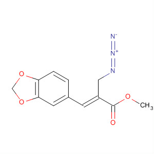 743453-09-0  2-Propenoic acid, 2-(azidomethyl)-3-(1,3-benzodioxol-5-yl)-, methylester, (2E)-
