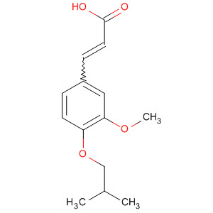 744243-58-1  2-Propenoic acid, 3-[3-methoxy-4-(2-methylpropoxy)phenyl]-