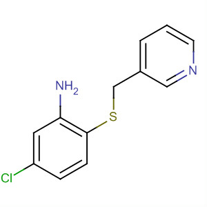 74462-24-1  Benzenamine, 5-chloro-2-[(3-pyridinylmethyl)thio]-