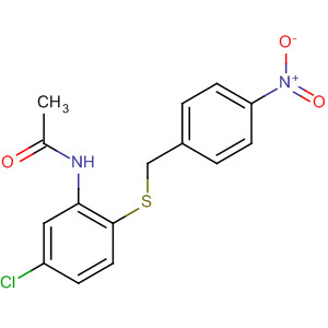 74462-29-6  Acetamide, N-[5-chloro-2-[[(4-nitrophenyl)methyl]thio]phenyl]-