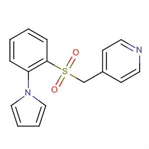 74462-56-9  Pyridine, 4-[[[2-(1H-pyrrol-1-yl)phenyl]sulfonyl]methyl]-