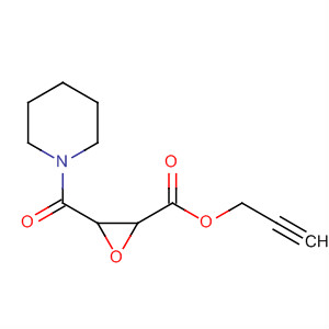 74576-21-9  Oxiranecarboxylic acid, 3-(1-piperidinylcarbonyl)-, 2-propynyl ester