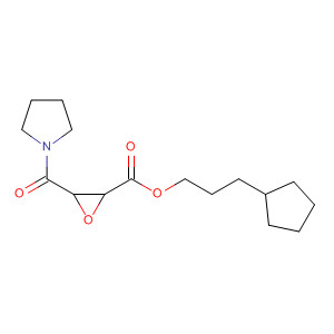 74576-25-3  Oxiranecarboxylic acid, 3-(1-pyrrolidinylcarbonyl)-, 3-cyclopentylpropylester