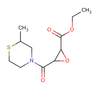 74576-26-4  Oxiranecarboxylic acid, 3-[(2-methyl-4-thiomorpholinyl)carbonyl]-, ethylester