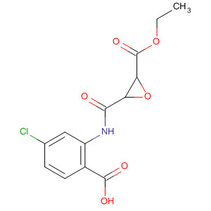 74576-28-6  Oxiranecarboxylic acid, 3-[[(2-carboxy-5-chlorophenyl)amino]carbonyl]-,2-ethyl ester