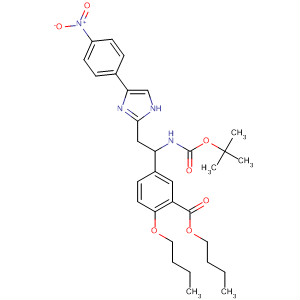 745832-14-8  Benzoic acid,2-butoxy-5-[1-[[(1,1-dimethylethoxy)carbonyl]amino]-2-[4-(4-nitrophenyl)-1H-imidazol-2-yl]ethyl]-, butyl ester