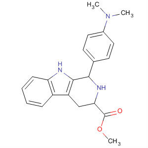 74620-51-2  1H-Pyrido[3,4-b]indole-3-carboxylic acid,1-[4-(dimethylamino)phenyl]-2,3,4,9-tetrahydro-, methyl ester, trans-