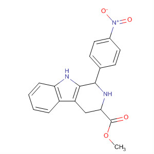 74620-57-8  1H-Pyrido[3,4-b]indole-3-carboxylic acid,2,3,4,9-tetrahydro-1-(4-nitrophenyl)-, methyl ester, trans-