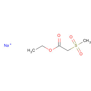 74627-18-2  Acetic acid, (methylsulfonyl)-, ethyl ester, ion(1-), sodium