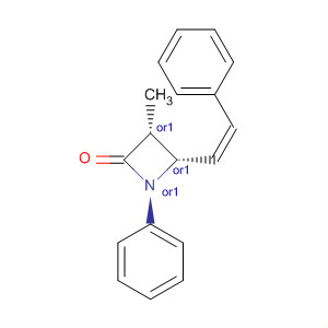 74632-86-3  2-Azetidinone, 3-methyl-1-phenyl-4-(2-phenylethenyl)-, trans-