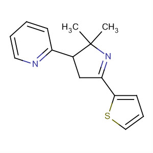 74641-44-4  Pyridine, 2-[3,4-dihydro-2,2-dimethyl-5-(2-thienyl)-2H-pyrrol-3-yl]-