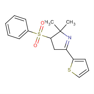 74641-46-6  2H-Pyrrole, 3,4-dihydro-2,2-dimethyl-3-(phenylsulfonyl)-5-(2-thienyl)-