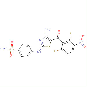 746625-94-5  Benzenesulfonamide,4-[[4-amino-5-(2,6-difluoro-3-nitrobenzoyl)-2-thiazolyl]amino]-