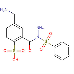 74738-87-7  Benzenesulfonic acid, 4-(aminomethyl)-, 2-(phenylsulfonyl)hydrazide
