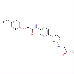 748168-11-8  Acetamide,N-[4-[3-(acetylmethylamino)-1-pyrrolidinyl]phenyl]-2-(4-ethylphenoxy)-