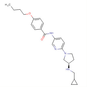 748168-84-5  Benzamide,4-butoxy-N-[6-[(3R)-3-(cyclopropylmethylamino)-1-pyrrolidinyl]-3-pyridinyl]-